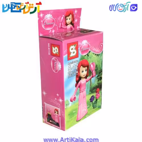 لگو شخصیت پرنسس طرح پرنسس صورتی