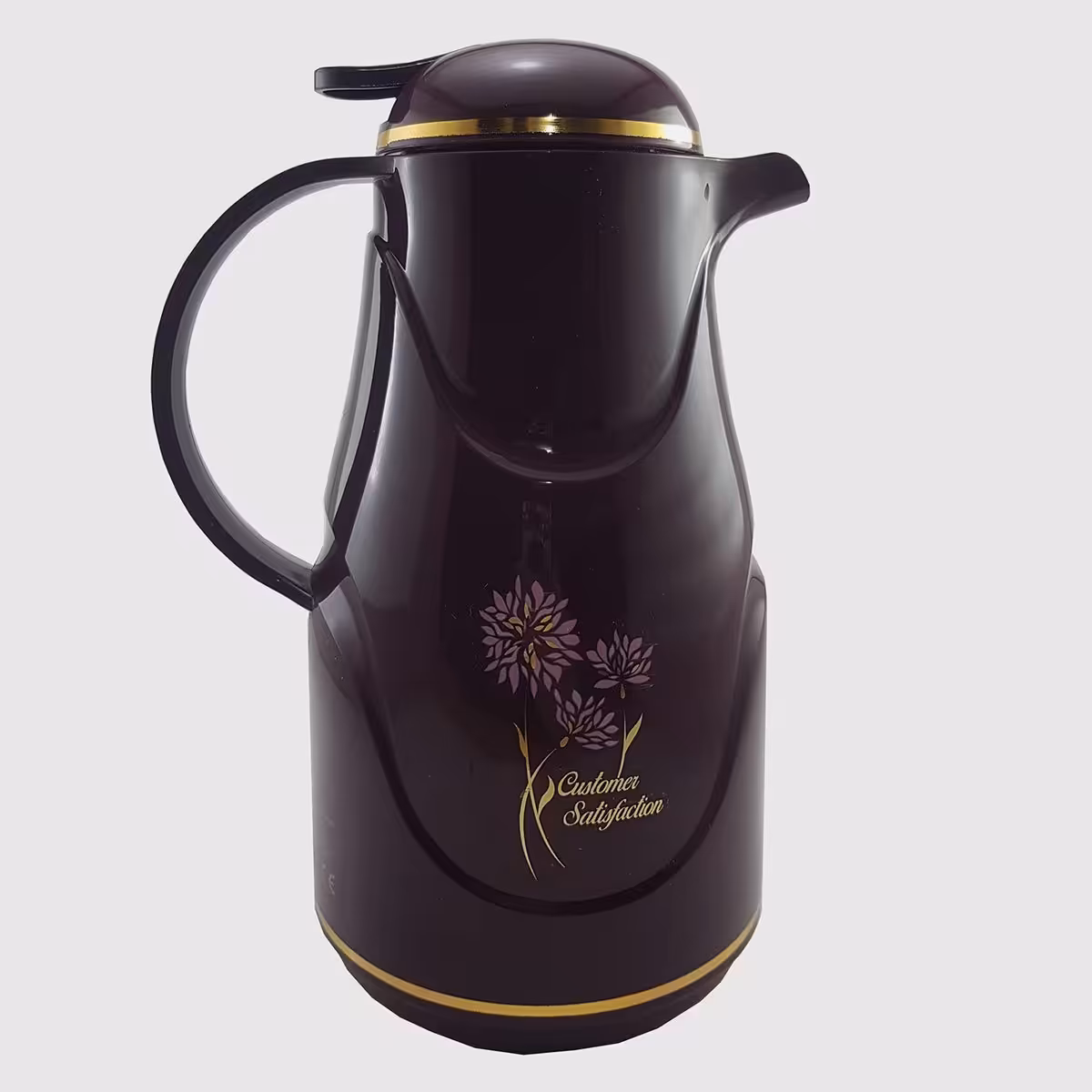 فلاسک 1 لیتر رنگی شیشه صورتی یونیک کد 1915