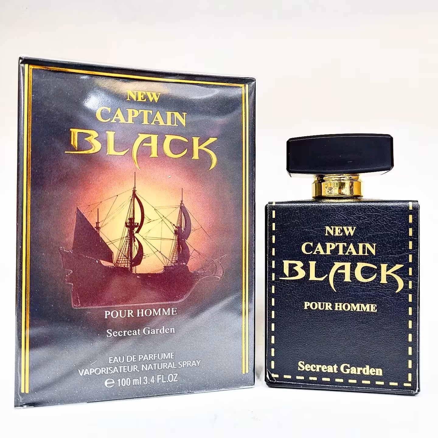 ادکلن NEW CAPITAN BLACK SECRET GARDEN ادکلن کاپیتان بلک سکرت گاردن
