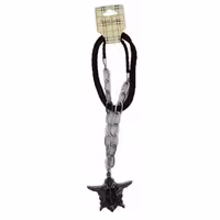 گردنبند پلاک و بند طرح بلک باتلر رنگ نقره ای - Silver Black Butler