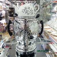 سماور گازی سه کاره 6 لیتر بدنه برنجی شمش با قوری 1 سال ضمانت(بدنه قلم) سماور جلایر،شقایق،اکسور،خورشید و.. موجود