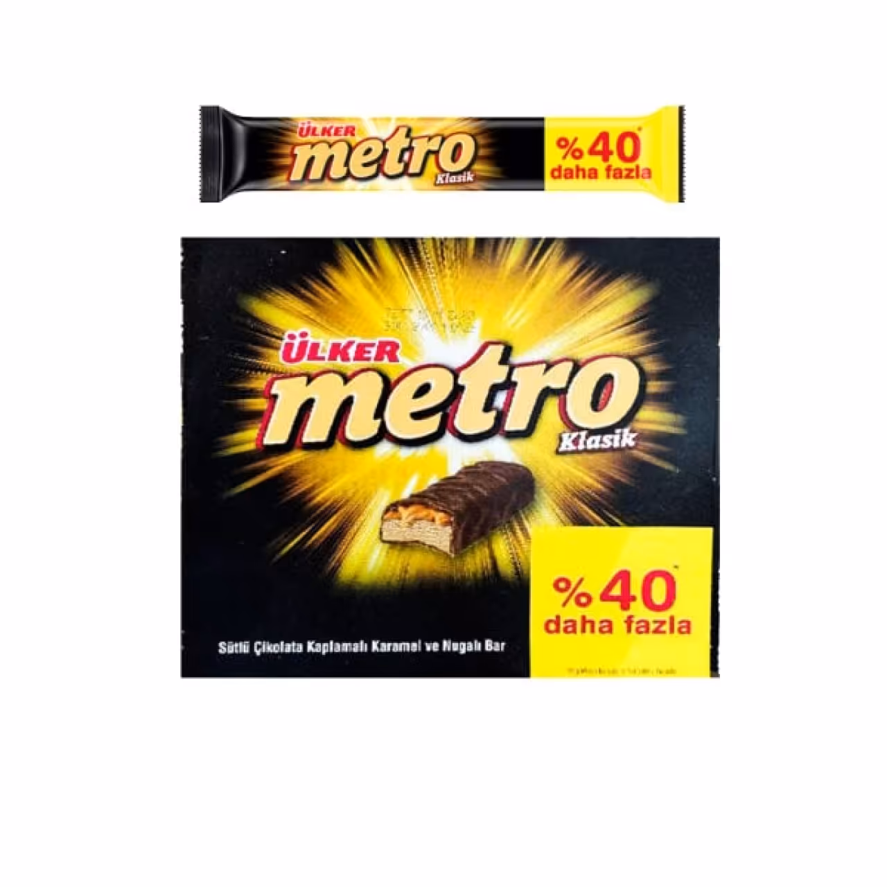 شکلات مترو دوبل بسته 18 عددی