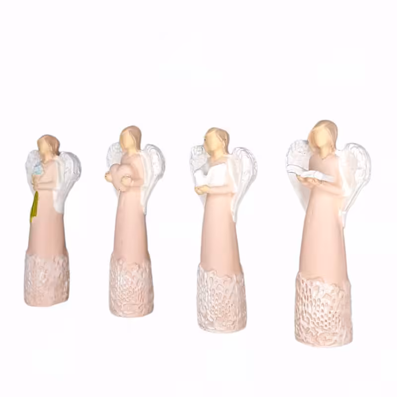 مجسمه مدل فرشته کد C13 مجموعه چهارعددی