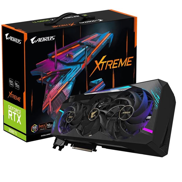 کارت گرافیک گیگابایت AORUS GeForce RTX 3080 Ti XTREME 12G