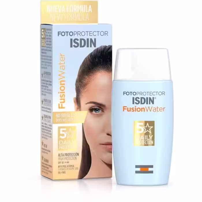 ضد افتاب فیوژن واتر بی رنگ ایزدین SPF 50 | فروشگاه ارس ترک