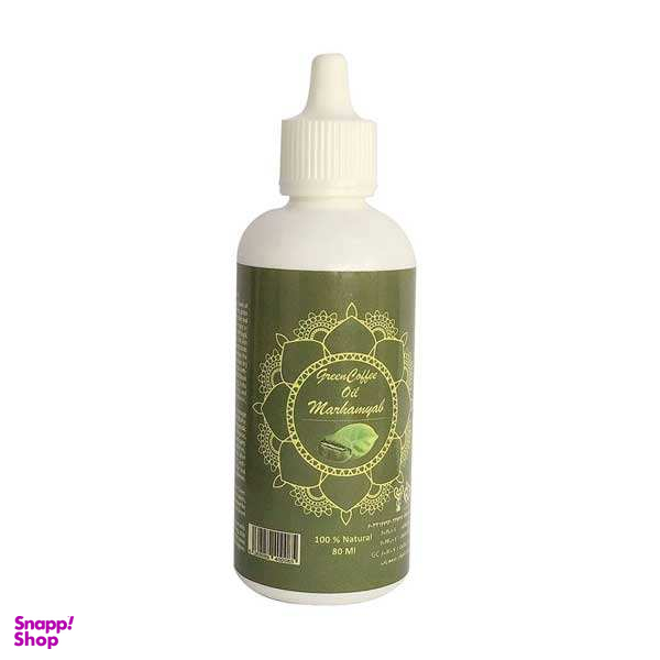 روغن تقویت کننده مو و ریش و سبیل مرهم یاب (Marhamyab) (Marhamyab) مدل قهوه سبز حجم 80 میلی لیتر