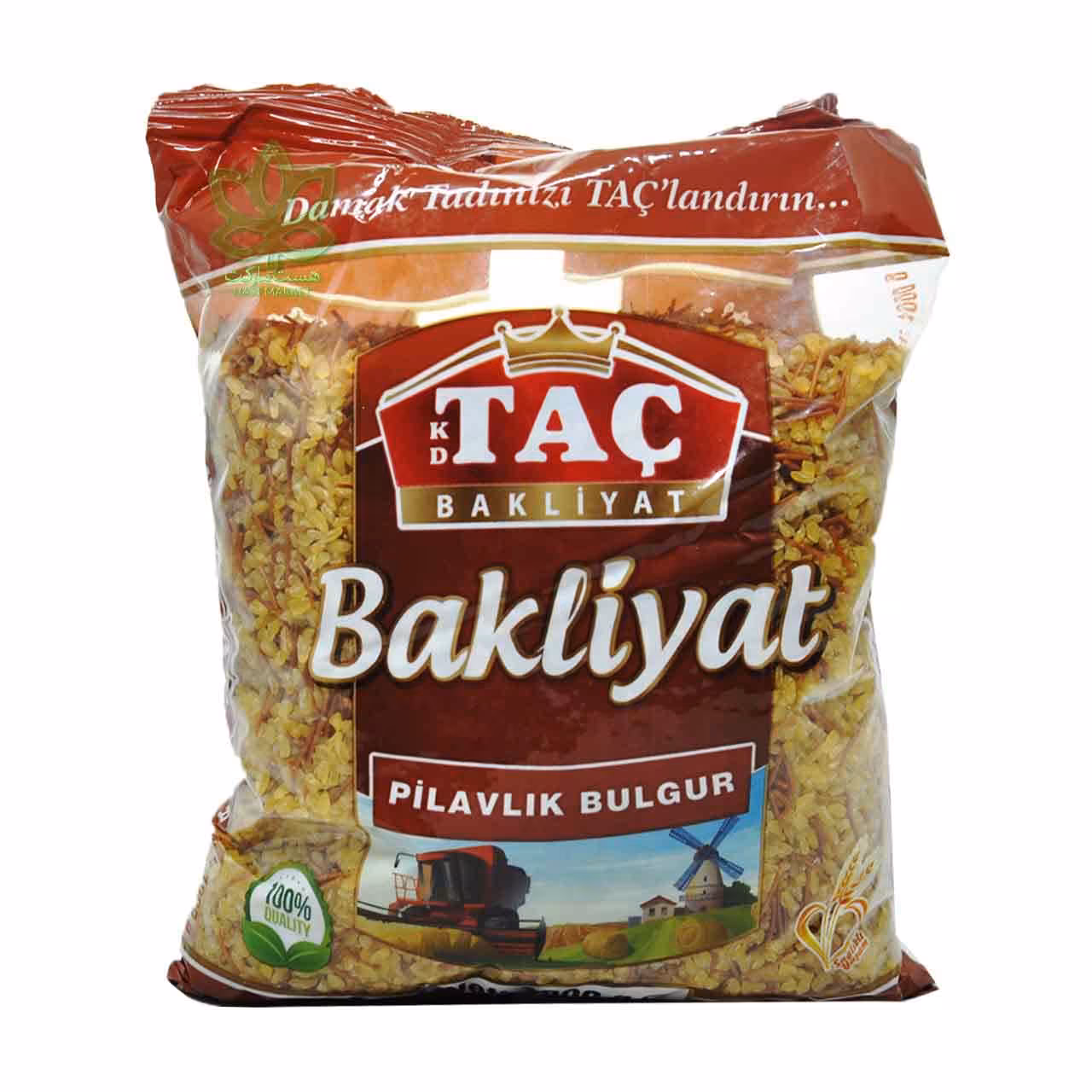 بلغور گندم درشت ( پلویی ) با رشته 1 کیلو تاچ - tac