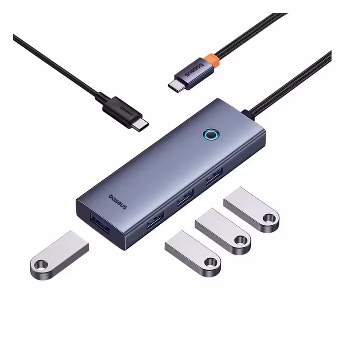 هاب 5 پورت Type-C بیسوس Baseus UltraJoy Series 5-Port HU B00052801811-01