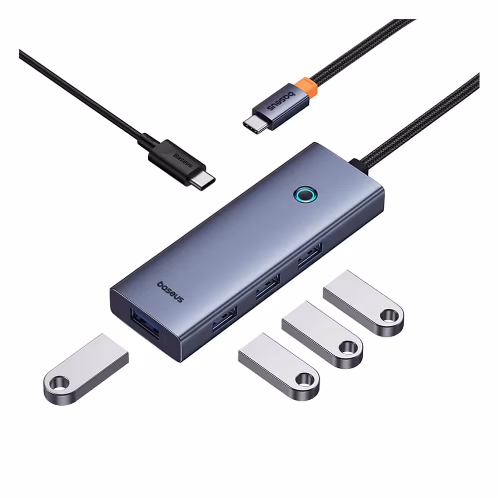 هاب 5 پورت Type-C بیسوس Baseus UltraJoy Series 5-Port HU B00052801811-01