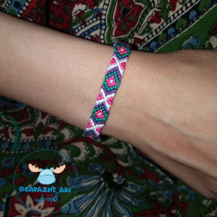 دستبند دوستی طرح چیکو کاملا دستسازِ گوزن آبی