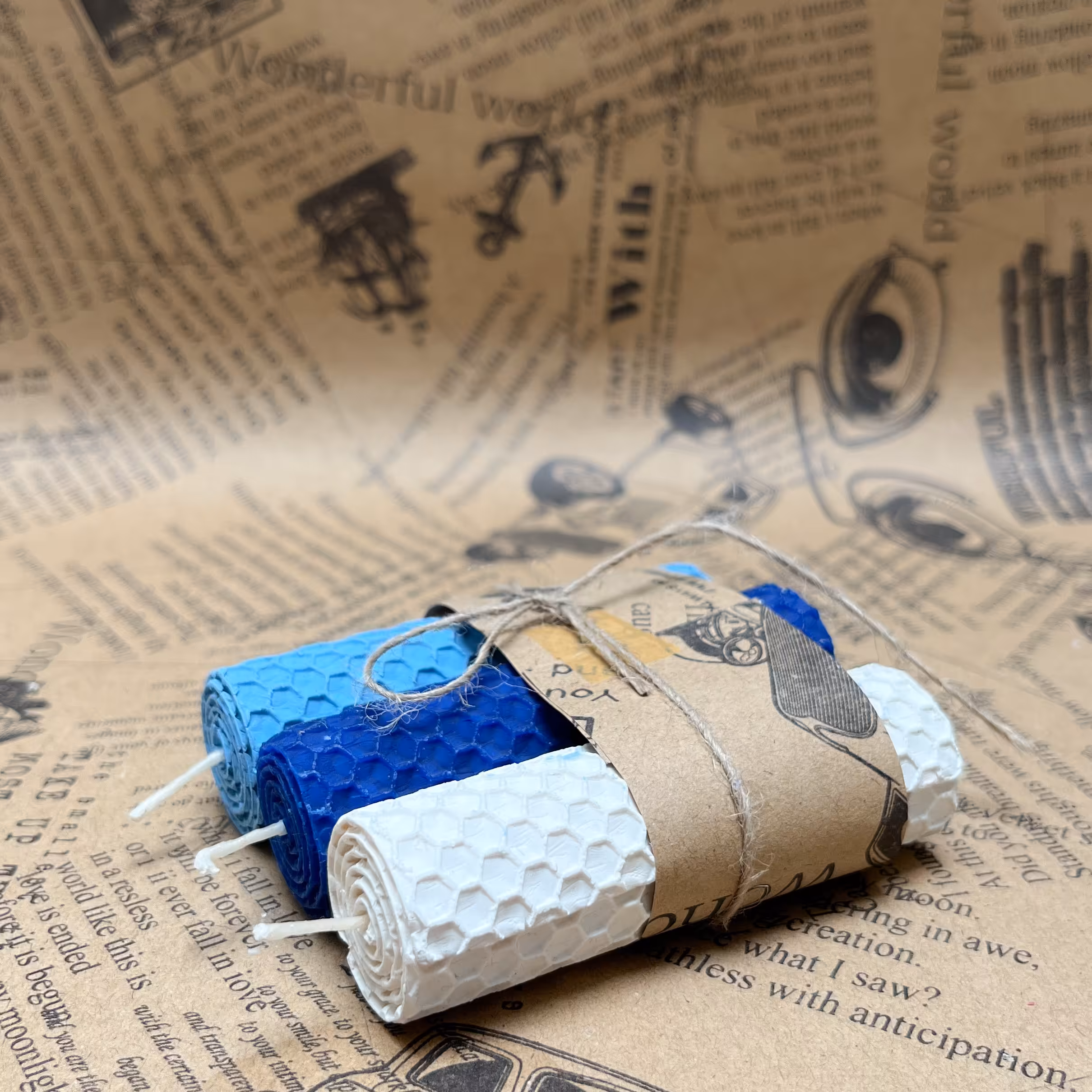 شمع بیزوکس سه تایی