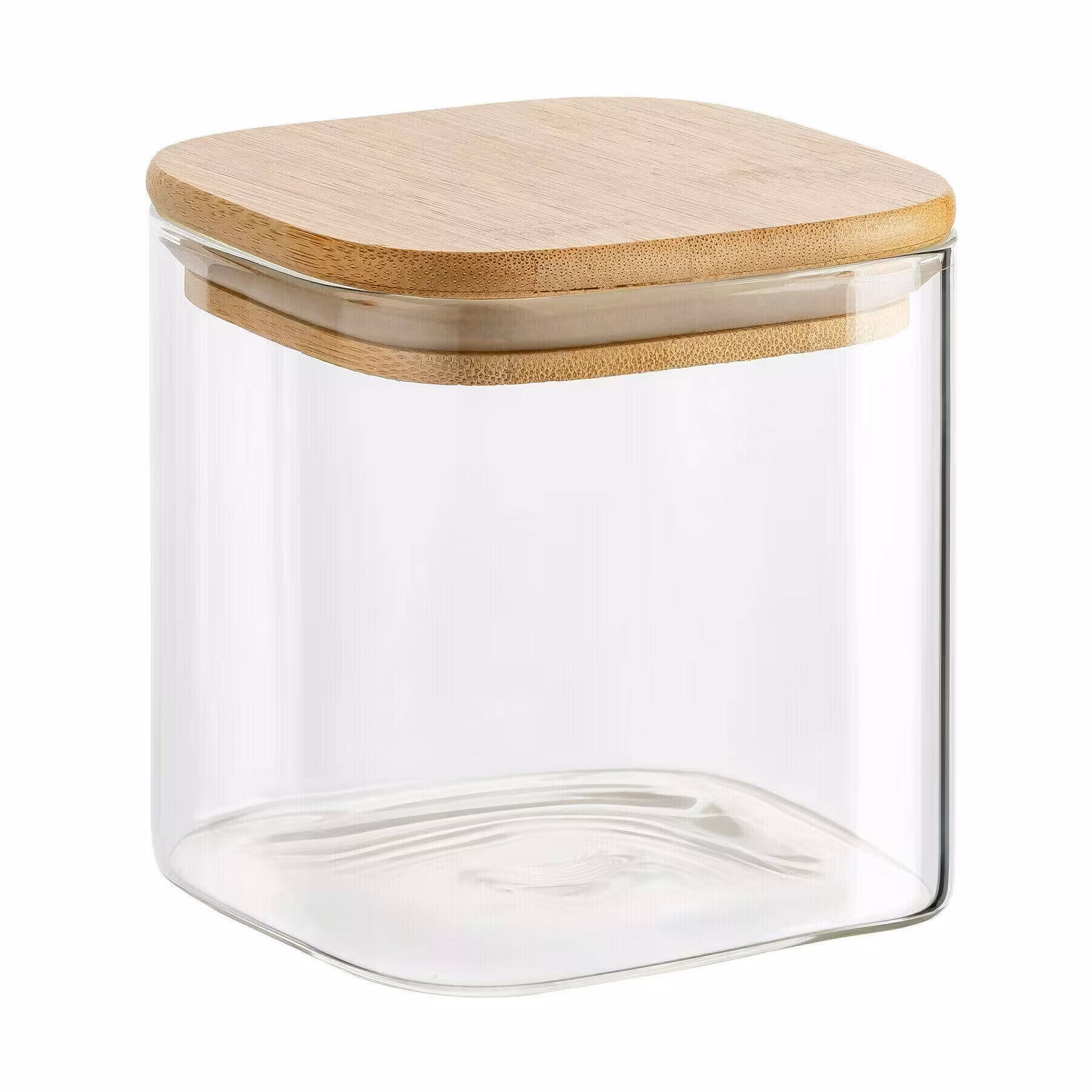 بانکه (جا حبوباتی) 1 عددی بامبو شیشه ای پیرکس مدل  H8.7SQ6.3 کد Gw90301083