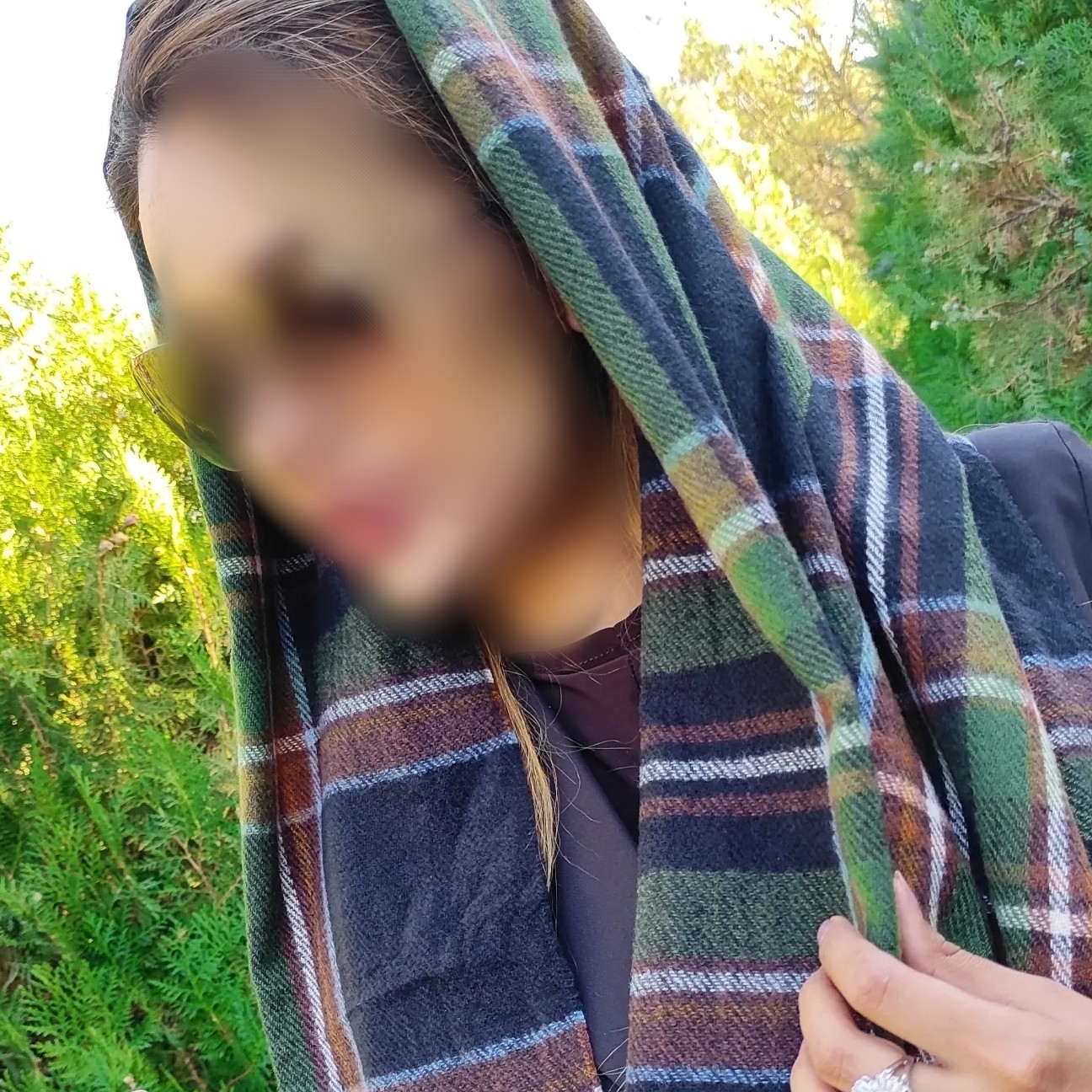 شال پاییزه سبز  رنگ  کار وارداتی کیفیت عالی قواره 2 متری