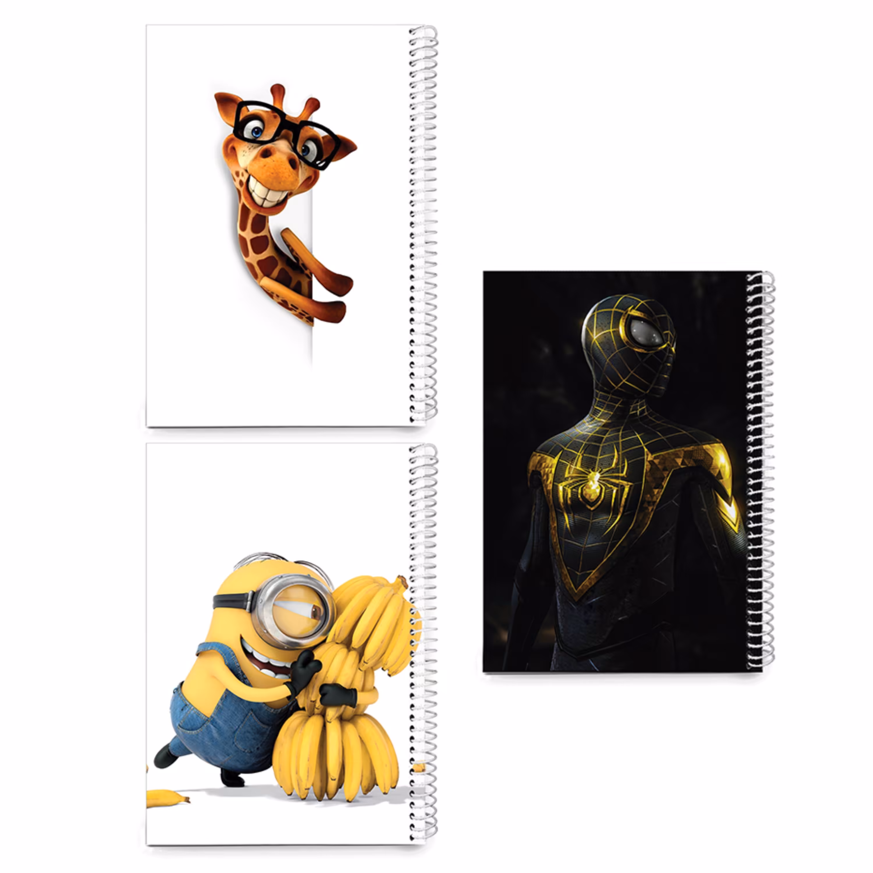 دفتر مشق سیمی 50 برگ مرسل مدل فانتزی پک دوم مجموعه 3 عددی