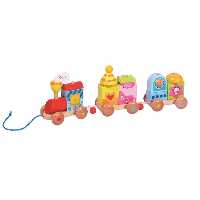 قطار اسباب بازی چوبی کودک Classic World مدل 2558