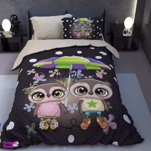 سرویس خواب مدل ladybug کد p110 یکنفره 4 تکه