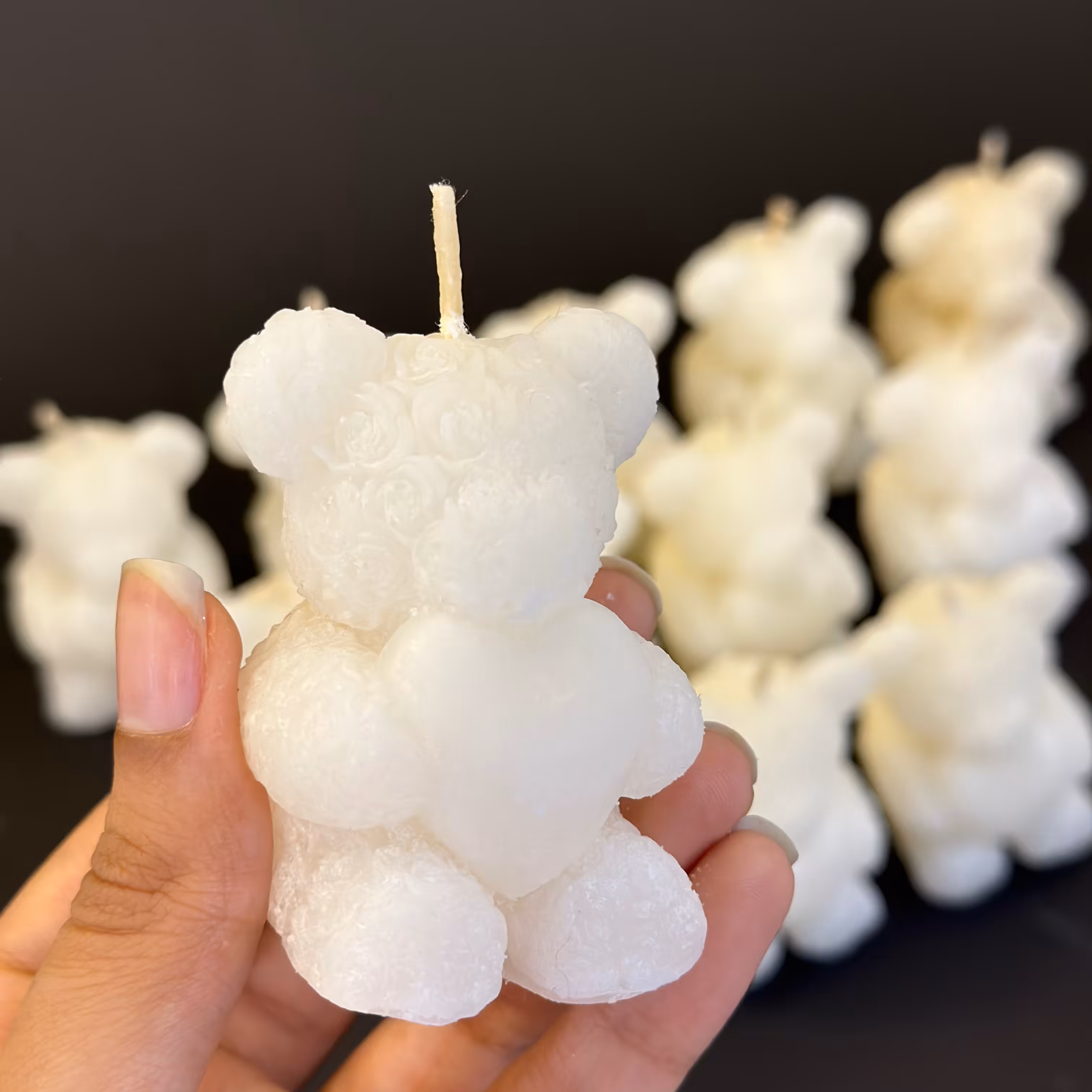 شمع تدی قابل سفارش در رنگ های مختلف