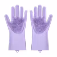 دستکش نظافت سیلیکونی مدل اسکاچ دار