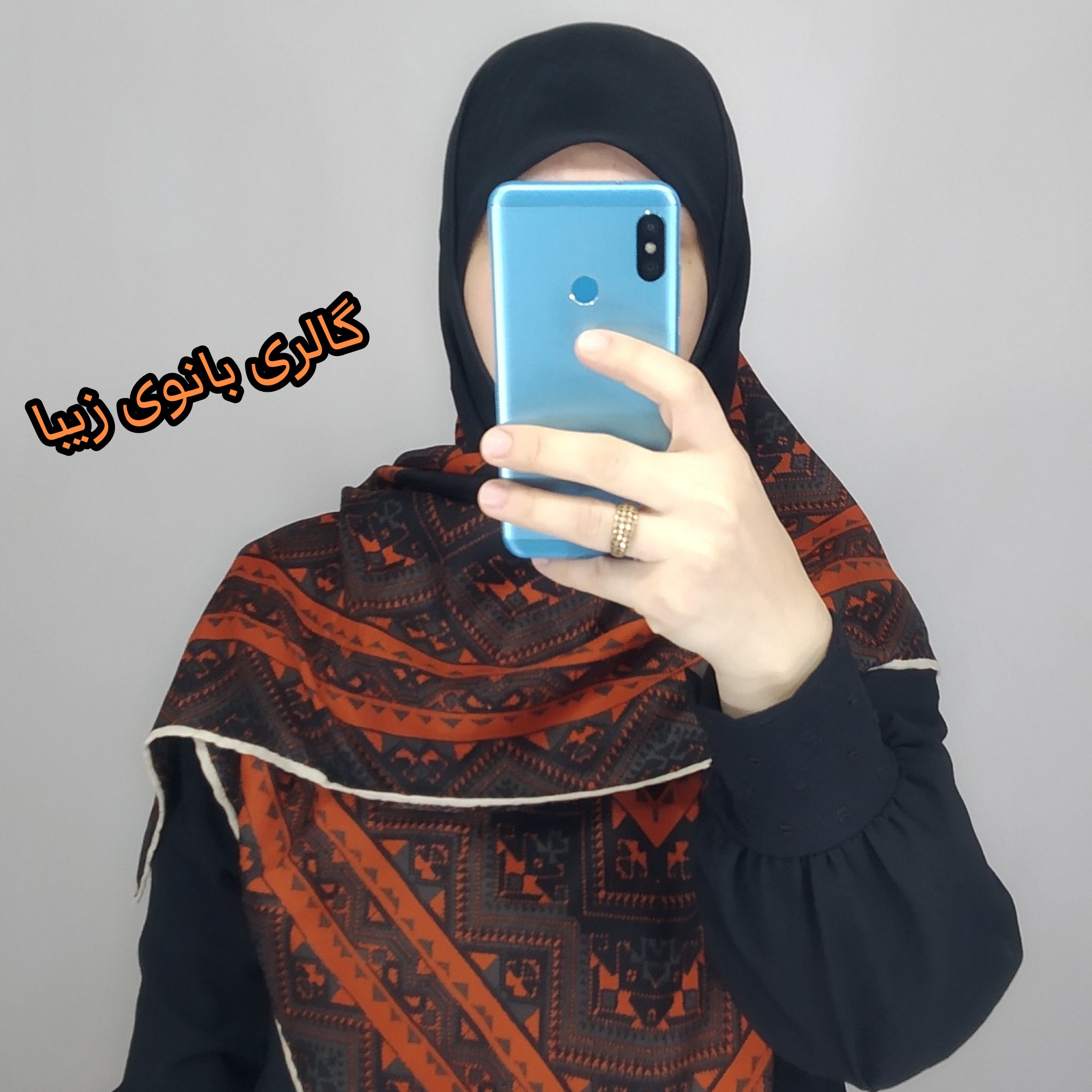 روسری نخی دور دست دوز سایز کوچک