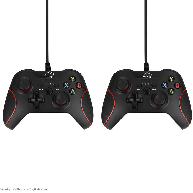 دسته بازی دوتایی تسکو -TSCOمدل TG 120 X2 -مشکی