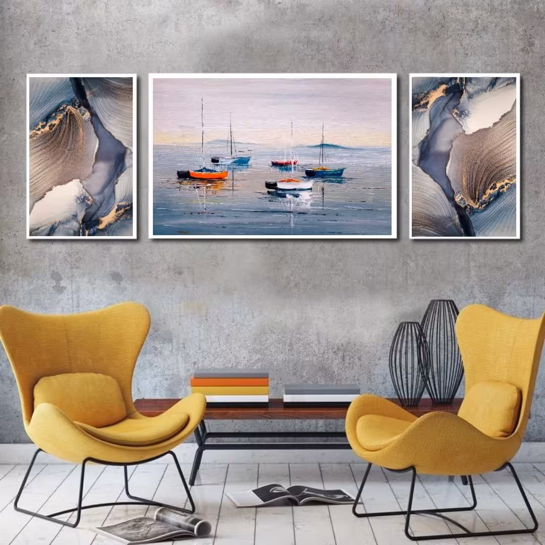 تابلو دکوراتیو 3تیکه کد 0313