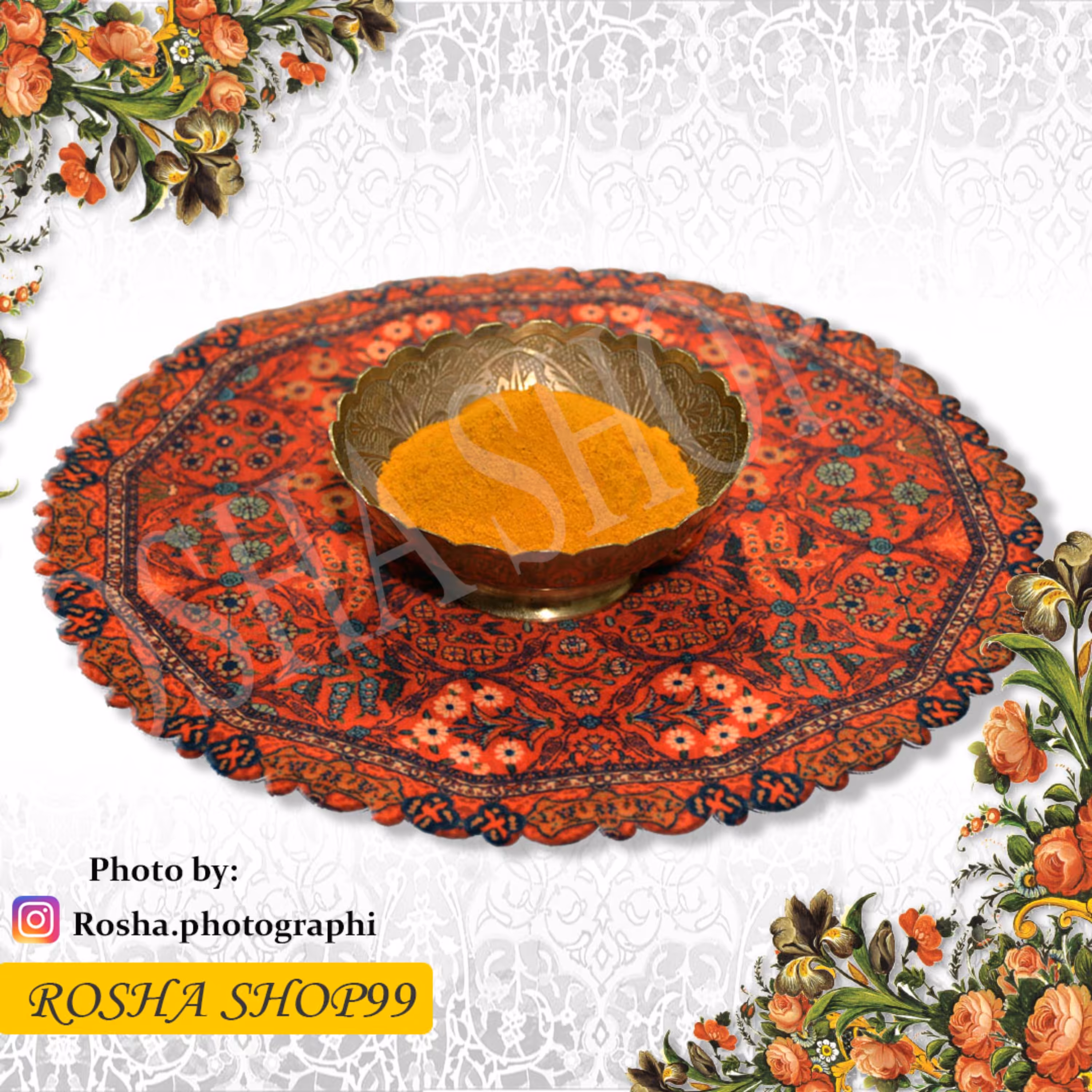 پودر زرد چوبه (اصل هندوستان)