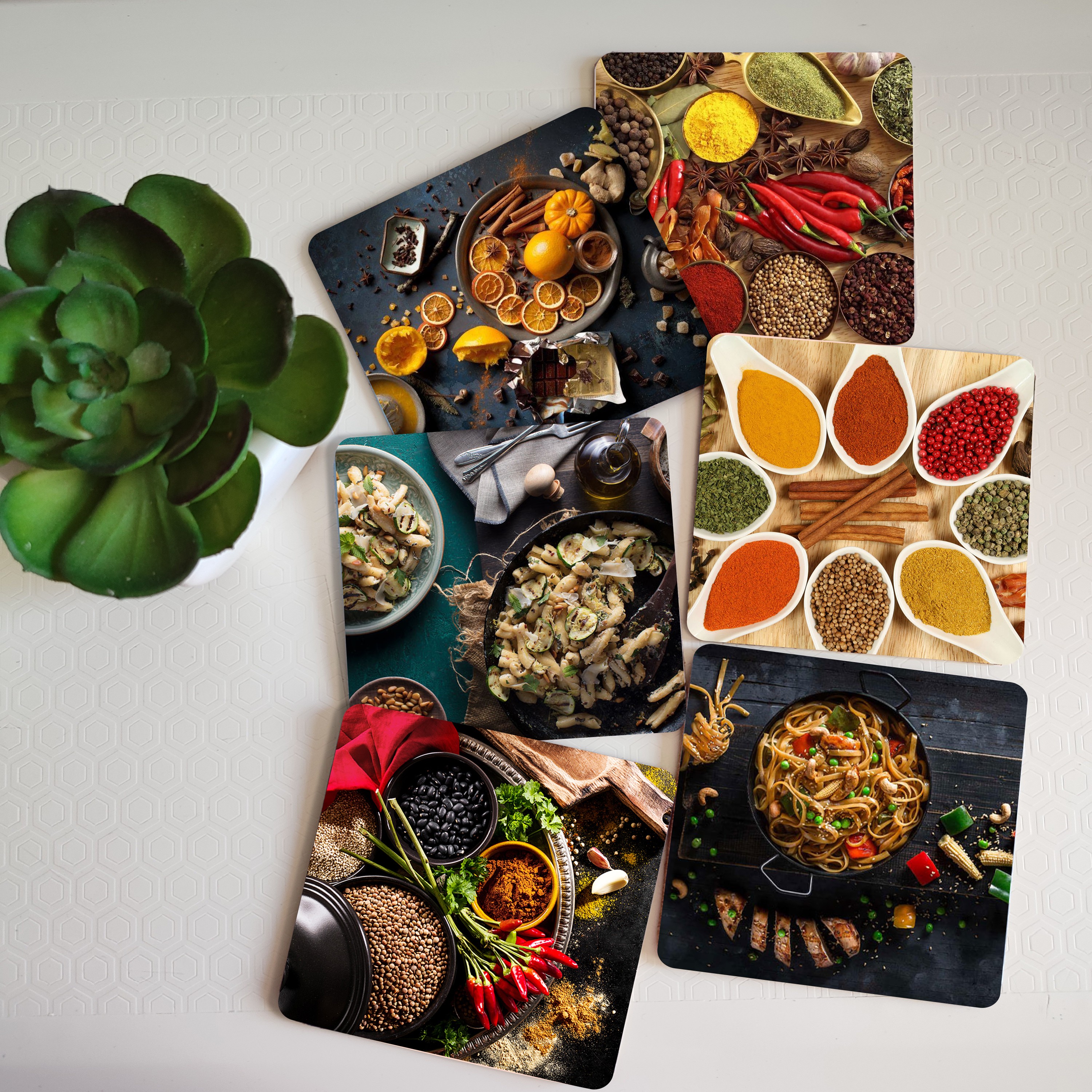 زیرلیوانی طرح آشپزخانه (6تایی)