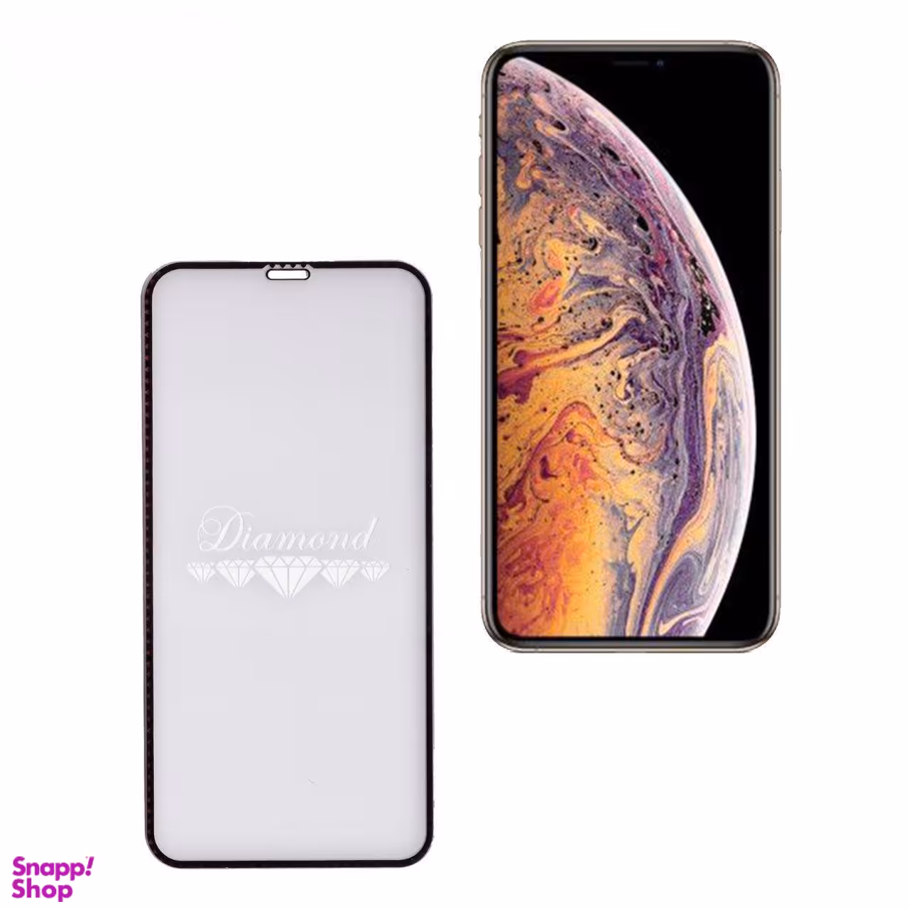 محافظ صفحه نمایش 5D بوف مدل Diamond مناسب برای گوشی موبایل اپل IPhone 11 pro max