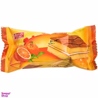 کیک لایه ای با طعم پرتقال آلبینا شیرین عسل وزن 25 گرم