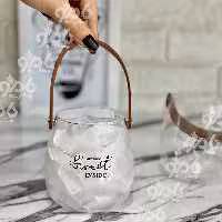 یخدان پیرکس بند چرم دار اینگلیش هوم