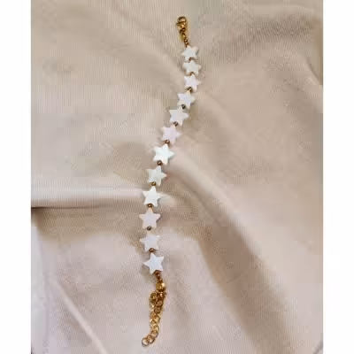 دستبند صدف طبیعی ستاره