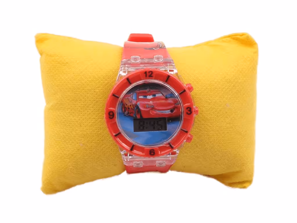 ساعت مچی  کامپیوتری چراغ دار