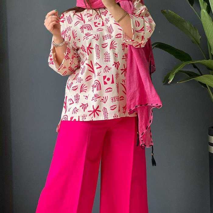 شومیز شلوار شیکا