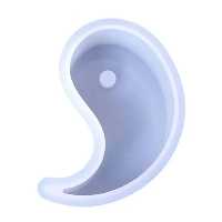 قالب سیلیکونی 8/5 سانتی یین و یانگ مناسب برای شمع