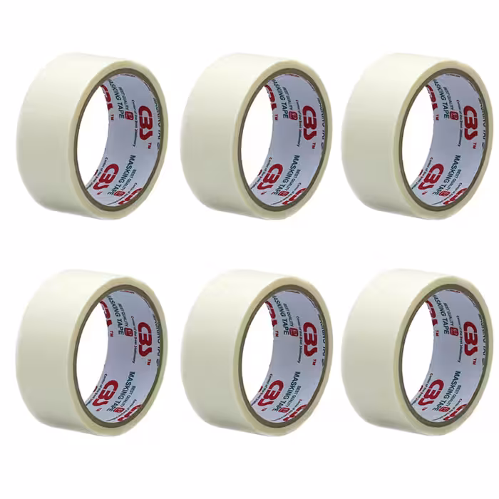  چسب کاغذی سی بی اس مدل JM1640 عرض 4 سانتی متر بسته 6 عددی 