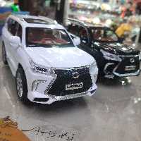 ماکت فلزی لکسوس (Lexus lx 570)  موزیکال چراغدار 6 درب بازشو