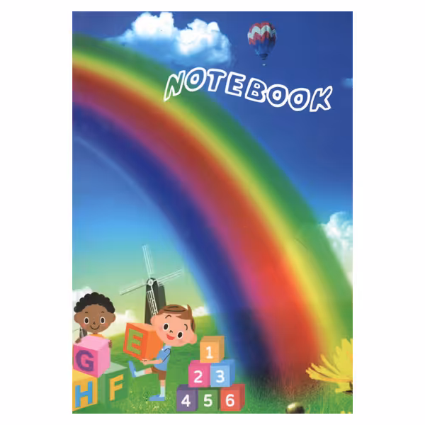 دفتر زبان 40 برگ مدل طبیعت 