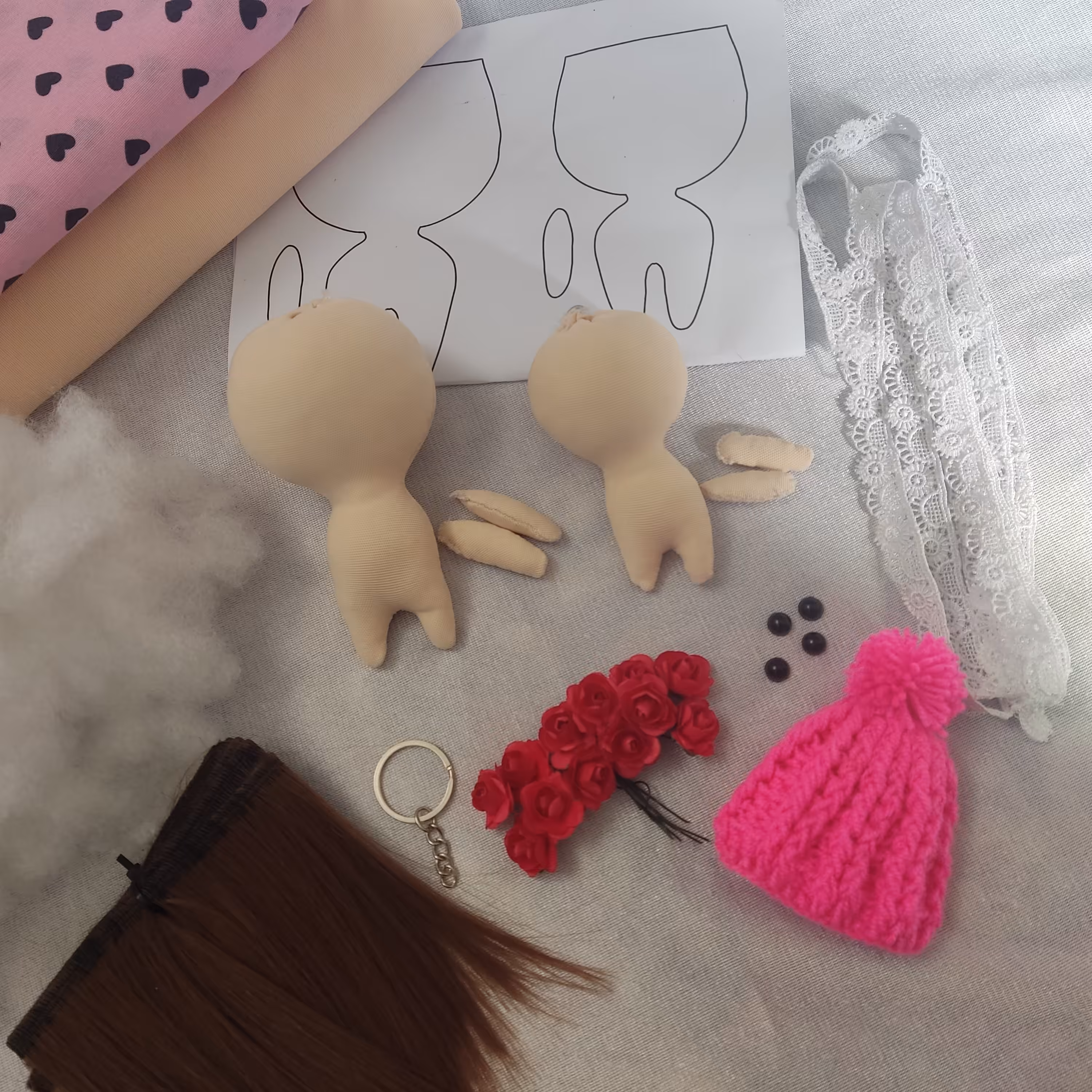 پک ساخت آویز عروسک روسی