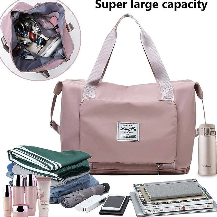 کیف مسافرتی دستی برزنتی تاشو ضد آب