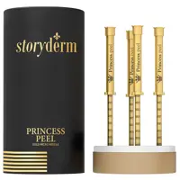 آمپول طلای لایه بردار پرنسس پیل Princess Peel استوری درم Storyderm لاین پرنسس شاین PRINCESS SHINE حاوی 4 آمپول 2میلی