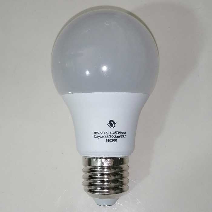 لامپ ال ای دی 9 وات پارس شوان 