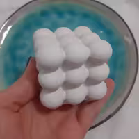 بیس خام روبیک 9خانه پودر سنگ مناسب دکور و قالب گیری
