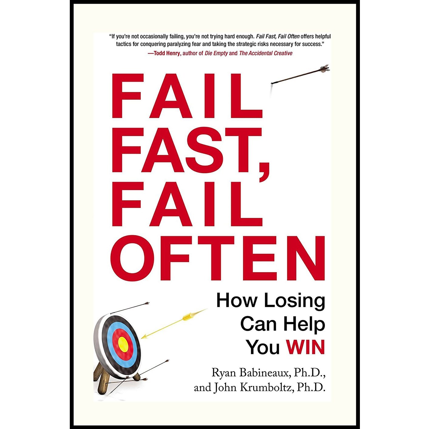 کتاب زبان اصلی Fail Fast Fail Often اثر Ryan BabineauxJohn Krumboltz