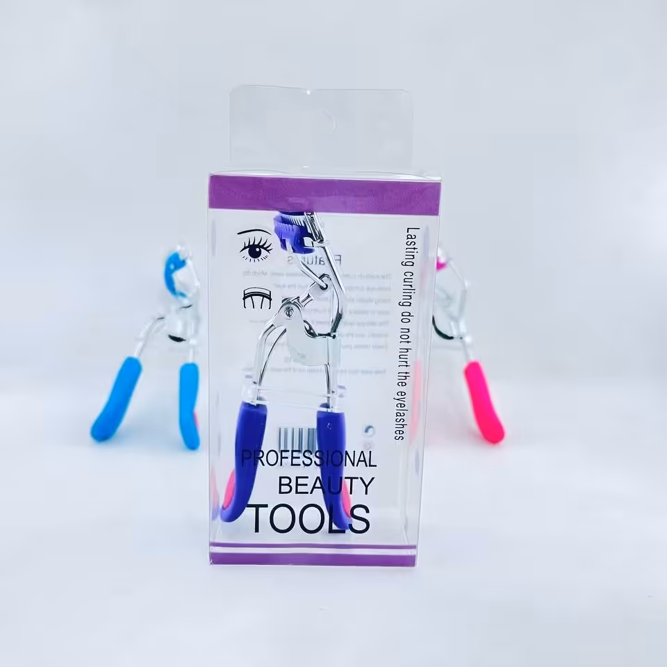 فرمژه برس دار دسته دکمه ای قلبی