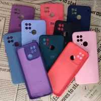 گارد سیلیکونی محافظ لنز دار مناسب برای گوشی موبایل شیائومی Redmi 10C