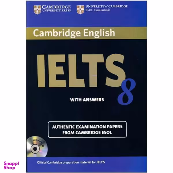 کتاب IELTS Cambridge 8 اثر اثرجمعی ازنویسندگان انتشارات کمبریدج
