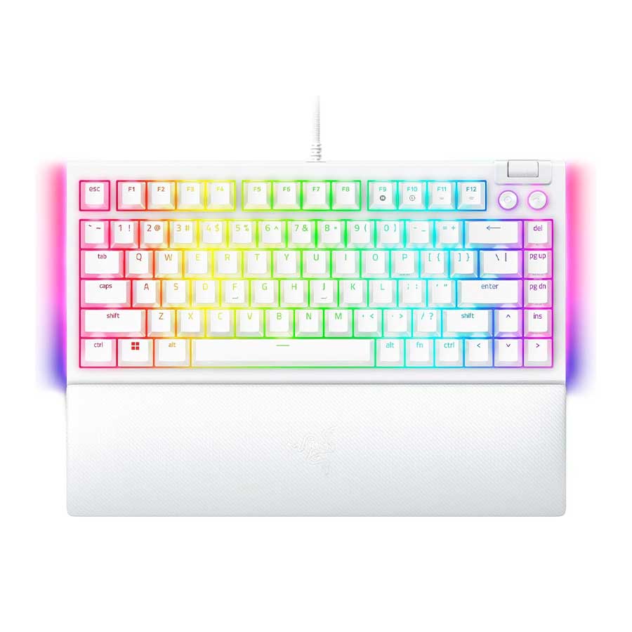 قیمت و خرید کیبورد گیمینگ باسیم ریزر BlackWidow V4 75-Percentage GL Tactile | یاس ارتباط