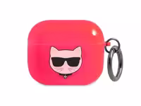 کاور محافظ ایرپاد 3 اپل طرح گربه کارل CG Mobile Apple Airpods 3 Karl Cat Case (صورتی)