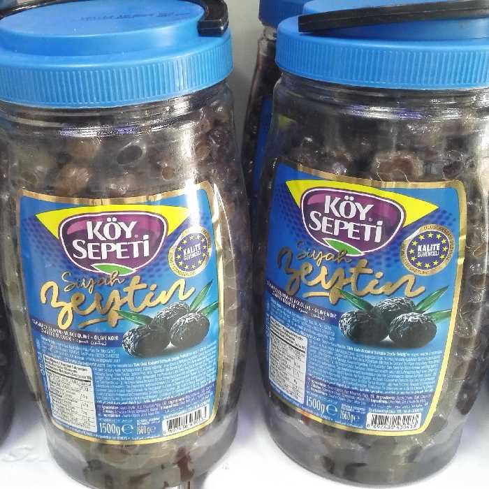 زیتون سیاه چروک SEPETI خالص1500 گرمی محصول ترکیه