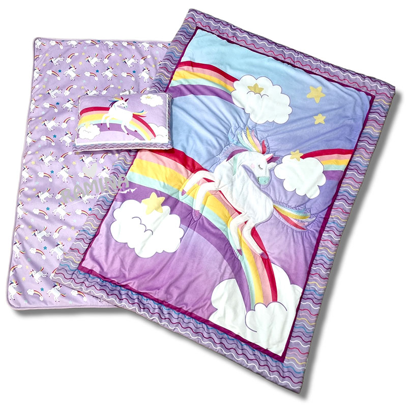 سرویس خواب سه تکه طرح اسب تک شاخ کد 2004 بیبی فورلایف Baby4life